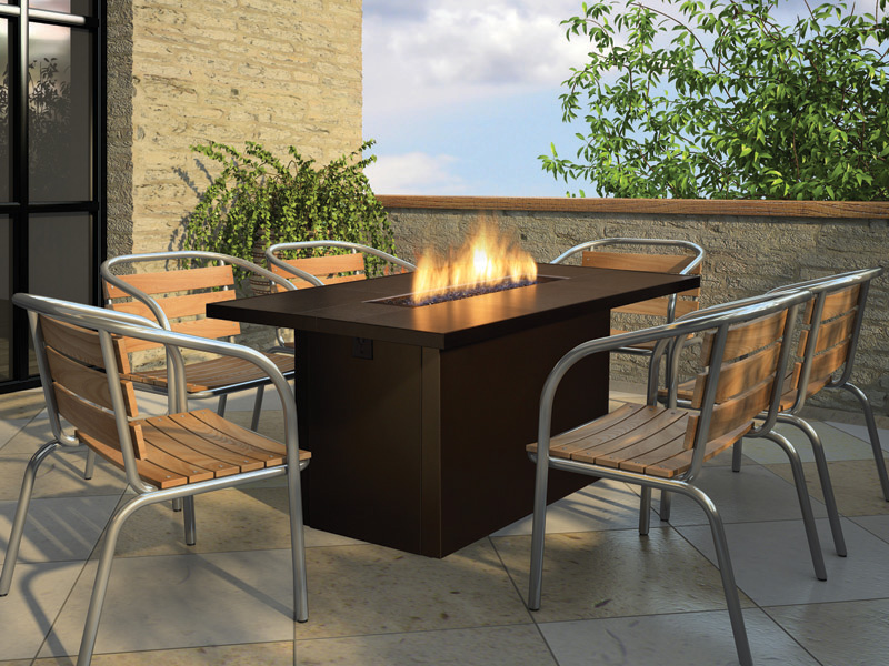 Fire Pits And Tables San Carlos, Outdoor Dining Tables With Gas Fire Pit